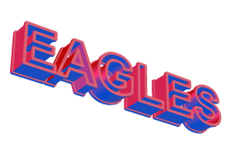 animated 3D Eagles logo